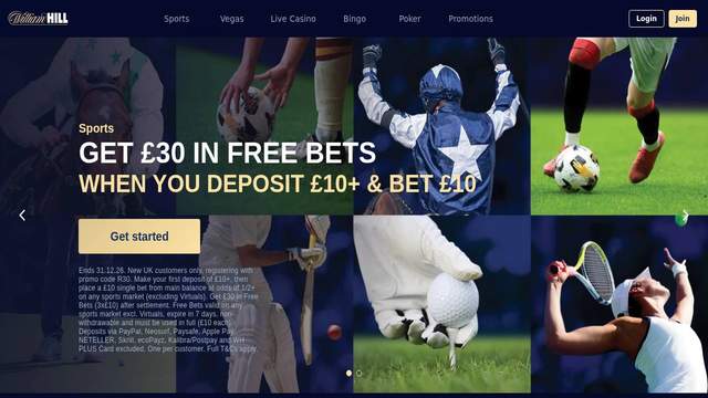 William Hill casino screenshot